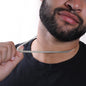Cuban Chain with personalized message card. To my badass bearded hubby