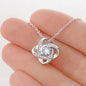 Mother's Day Love Knot Necklace, I feel so blessed.