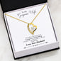 Forever Heart Necklace - To My Wife, My Last Breath