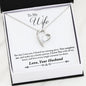 Forever Heart Necklace - To My Wife You Complete me
