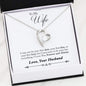 Forever Heart Necklace - To My Wife, Your Last Everything