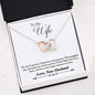 Entwined Hearts Necklace - To My Wife You Complete me