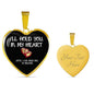 Remembrance Heart Necklace - I'll Hold you in My Heart