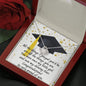 Graduation Gift Love Knot Necklace - Of All the things I prayed you'd be. Jewelry