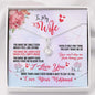 Alluring Beauty Necklace To My Wife