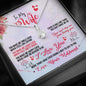 Alluring Beauty Necklace To My Wife