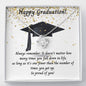 Graduation Gift Love Knot Necklace Jewelry