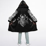 Viking Odin Mask Cloak design with Zipper