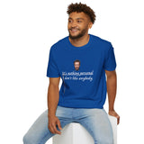 House MD T-shirt/  "It's nothing personal I don't like anybody."  T-shirt, Great for those who Love Dr.  House Quotes.