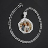 Custom Made Photo Unique and original Octagon shape Necklace & Pendant