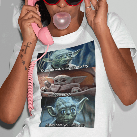 OK Boomer Baby Yoda T-Shirt