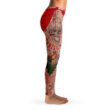 These Naughty but Nice G-string Ugly Christmas Leggings will make people look twice!!