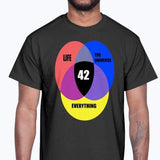 42 Answer to Life Universe Everything T-Shirt