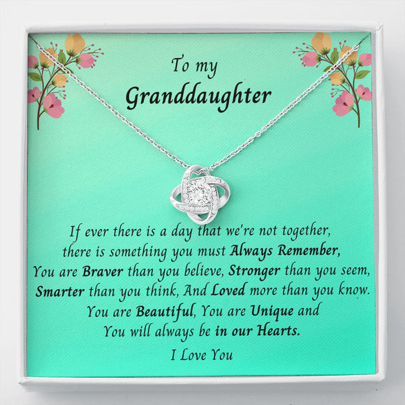To my Granddaughter. Braver than you believe. (Green Card)