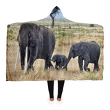 I love Elephants Hooded Blanket #3