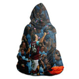 WHU Mark Noble ﻿Fleece Hooded Blanket