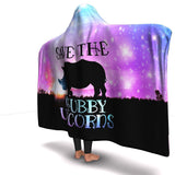 Save the Chubby Unicorns Night!! Hooded Blanket