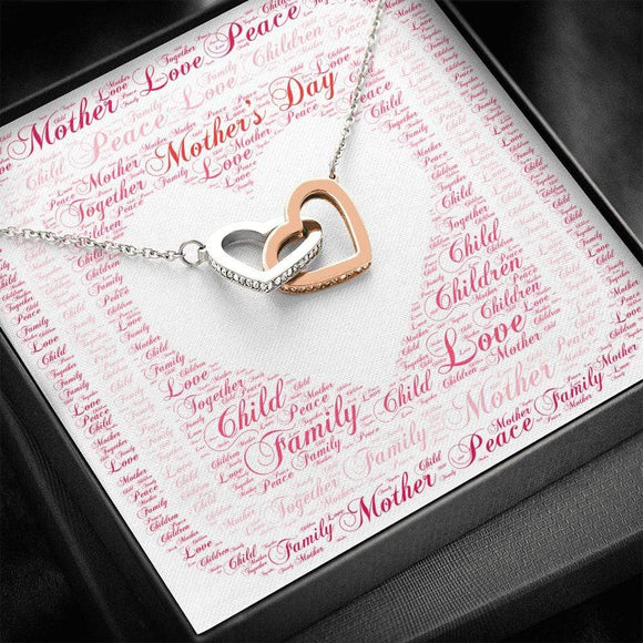 Entwined Heart Necklace for Mom Jewelry