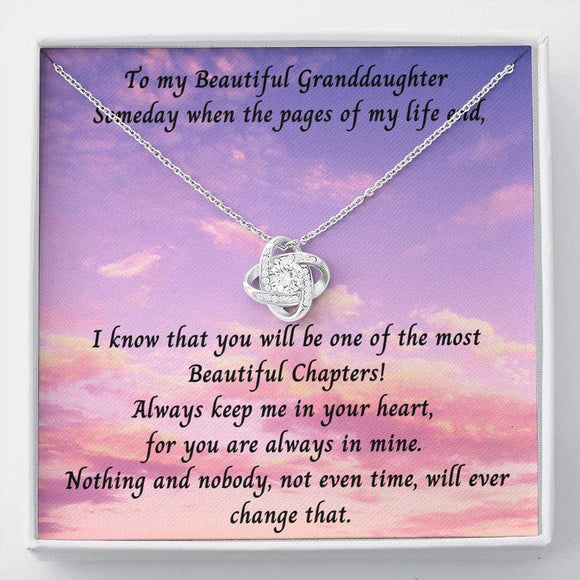 Grandmother Granddaughter Gift Love Knot Jewelry