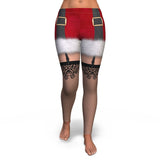 Naughty but nice Christmas,Leggings will make people look twice!! Leggings