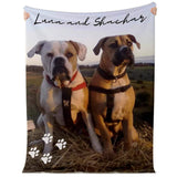 Custom Photo Dog Blanket Premium Microfleece Blanket - AOP