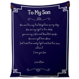 To My Son Blanket #1