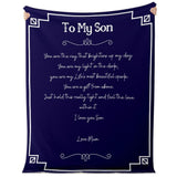 To My Son Blanket #1