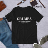 Grumpy Grumpa T-shirt/Personalized Grandpa Shirt for Papa, Gigi, Pop... Premium Grandpa -T-Shirt, Funny Grandpa Gift Christmas Gift Birthday