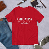 Grumpy Grumpa T-shirt/Personalized Grandpa Shirt for Papa, Gigi, Pop... Premium Grandpa -T-Shirt, Funny Grandpa Gift Christmas Gift Birthday