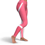 Hexagon Yoga Pants - Pink Yoga Pants