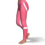 Hexagon Yoga Pants - Pink Yoga Pants