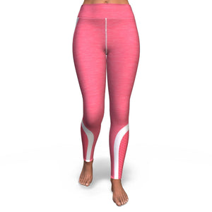 Hexagon Yoga Pants - Pink Yoga Pants